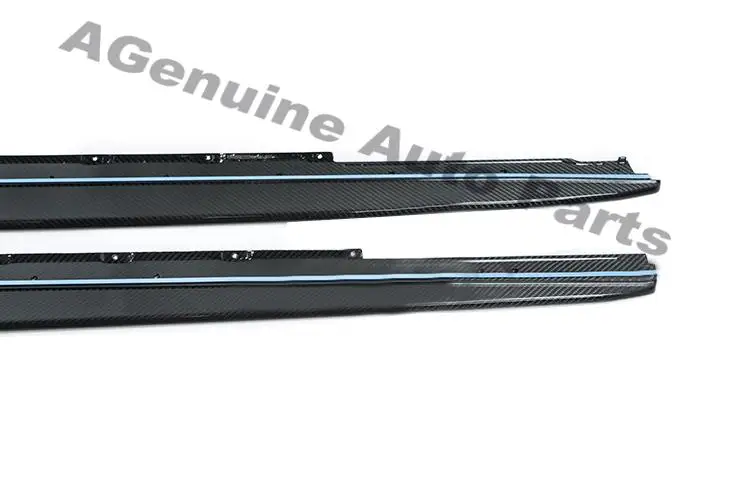 

3D design carbon fiber door side aprons side skirts car body side diffuser spoiler for BMW 5 series F90 M5