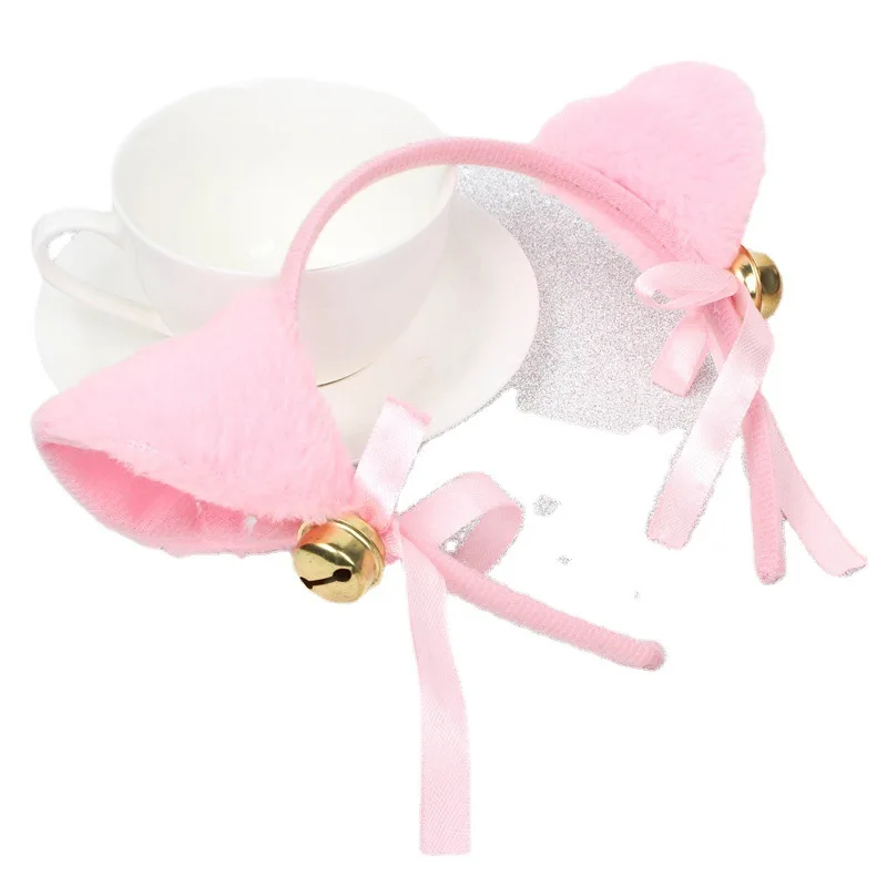 

QCOOLJLY Plush Animal Ears Hairpins Sweet Fluffy Ear Cosplay Hair Clips Cosplay Party Hair Accessories