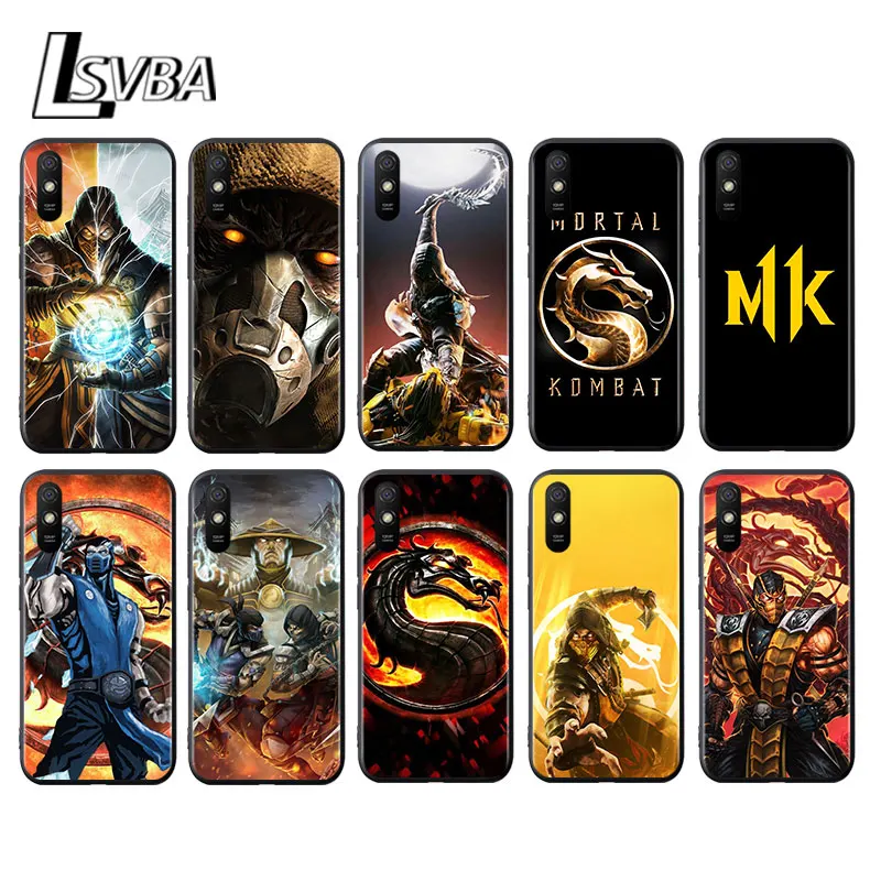 

Mortal Kombat for Xiaomi Redmi 10X Pro 5G 9A 9I 9T 9 GO K40 K30 K20 Ultra 8 7 6 5 4X Pro Soft Black Phone Case
