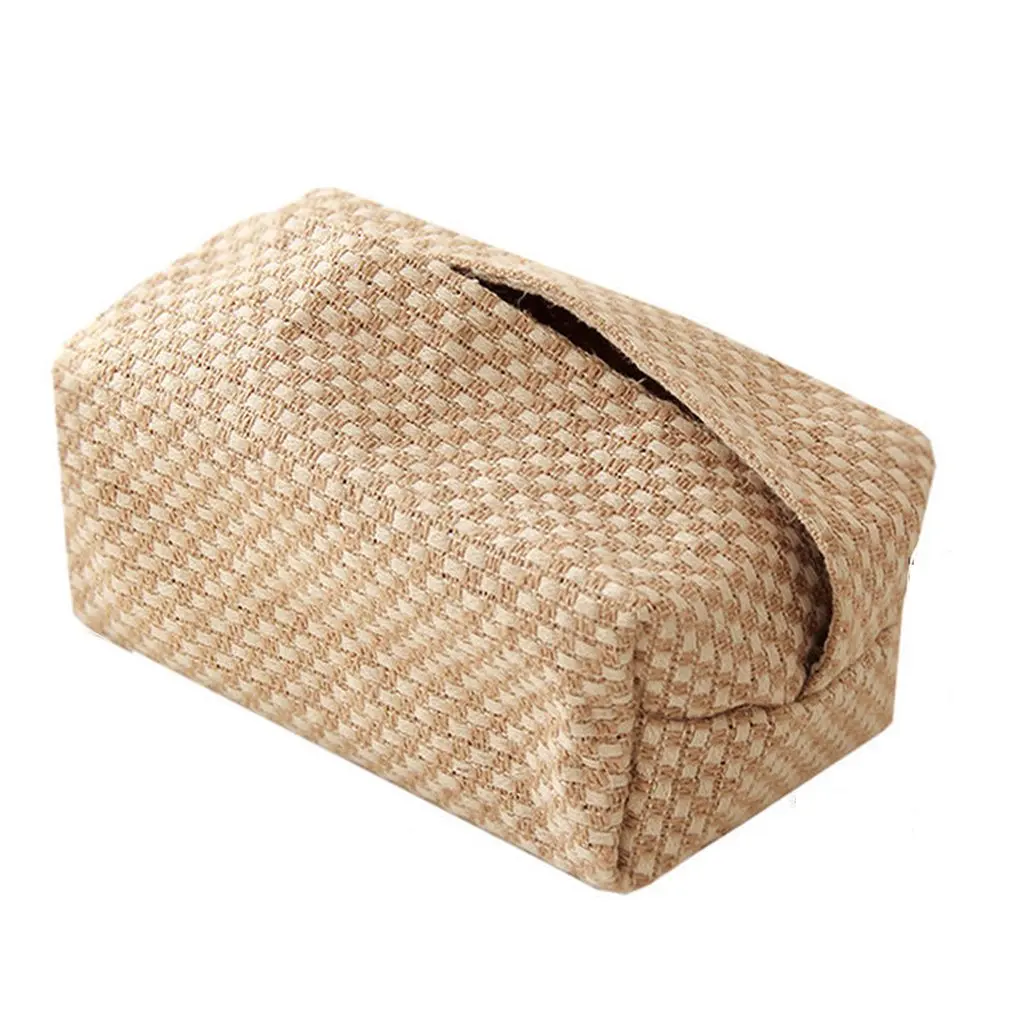 

Большая тканевая коробка для салфеток, простая салфетка с наполнителем, прямоугольные салфетки в японском стиле