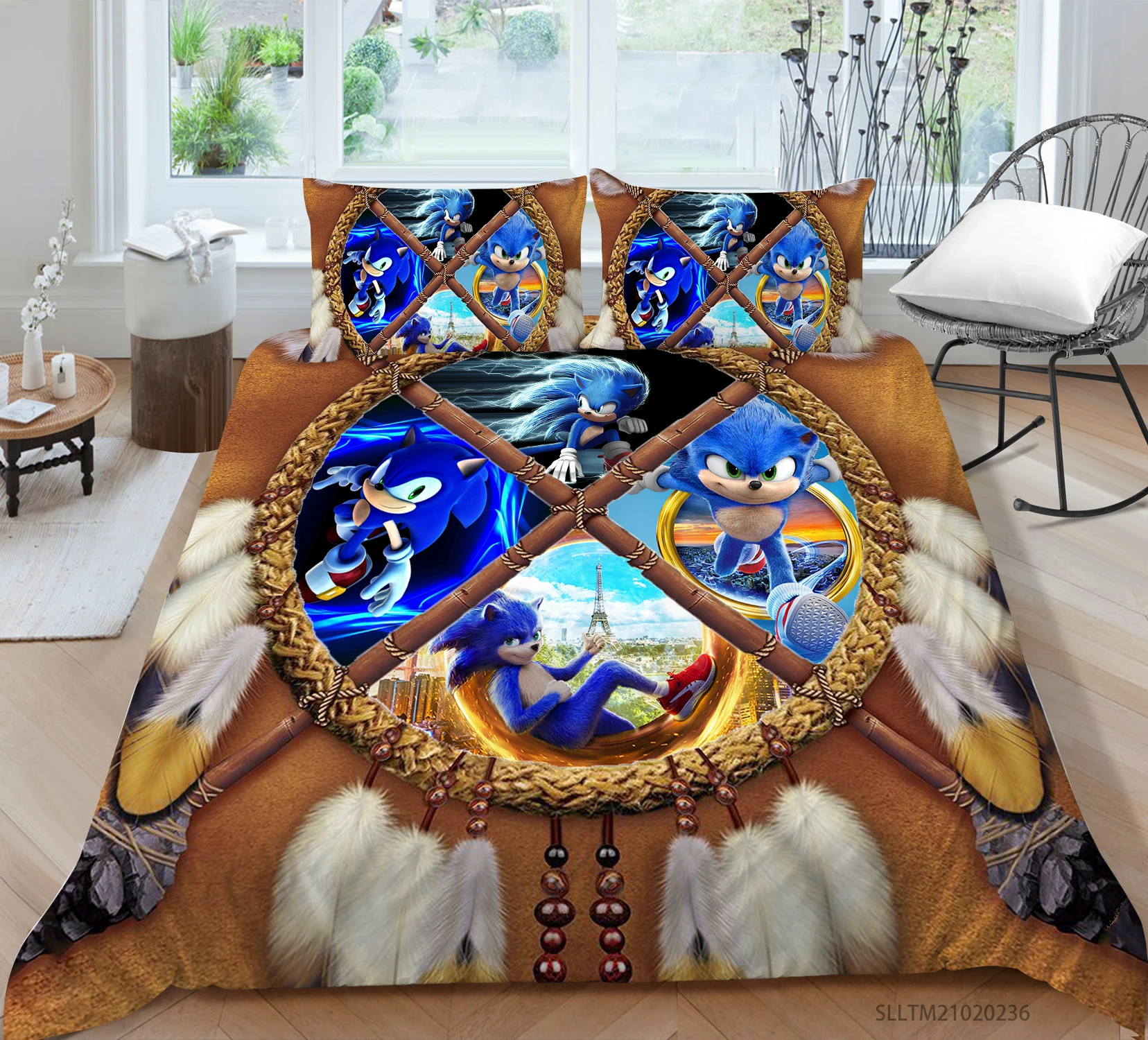 

Bedding Set Queen Size Luxury Duvet Cover Set Creative Pattern Design King Full Double Bedroom Decor