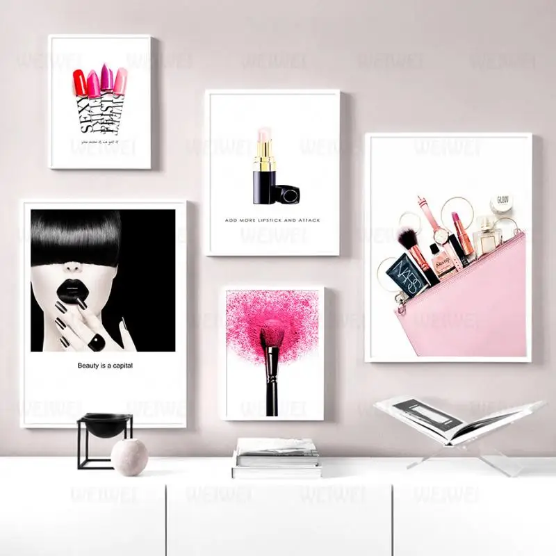 

Fashion Posters for Ladies, Modern Home Decoration Canvas Paintings for Bedroom and Living Room Still Life Pattern