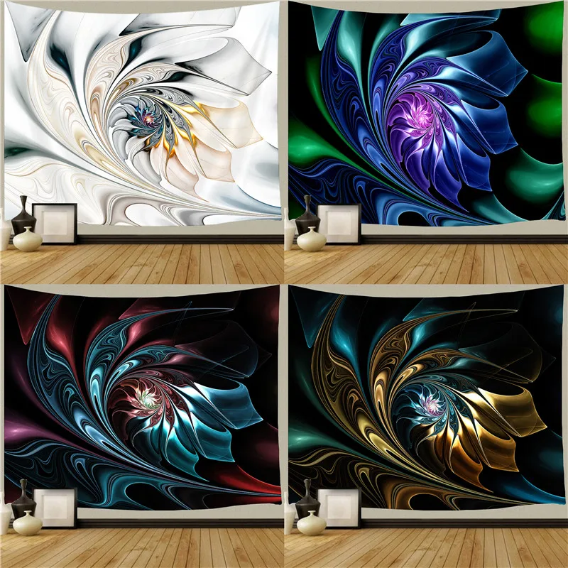 

3d Beach Scenery Waterfall Tapestry Wall Hanging Tapestry Wall Art Bedroom Window Decor Wall Tapestry Curtain Background