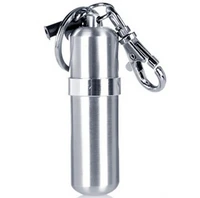 new 1pcs mini fuel canister key chain lighter fluid for lighter ourdoor sport gift oil lighter