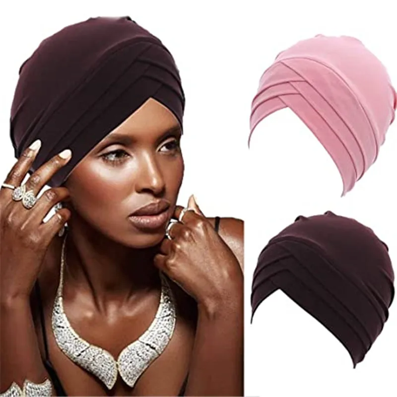

Мягкая африканская головная повязка хиджаб шапка стрейч мусульманский тюрбан тканевый перекрещивающийся головной шарф Шапочка для сна го...