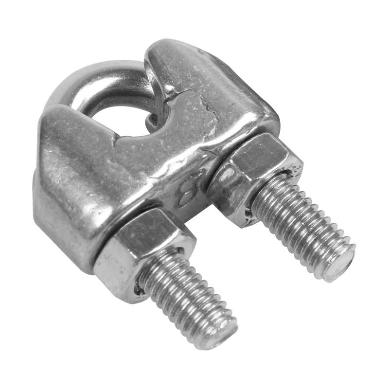 6 шт. 8 мм 5/16 дюйма из нержавеющей стали трос зажим для кабеля | Обустройство дома