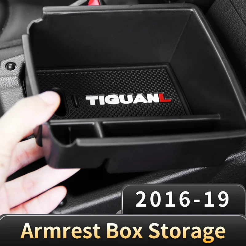 Автомобильный подлокотник центральный ящик для хранения Volkswagen VW Tiguan mk2 2016 2017 2018