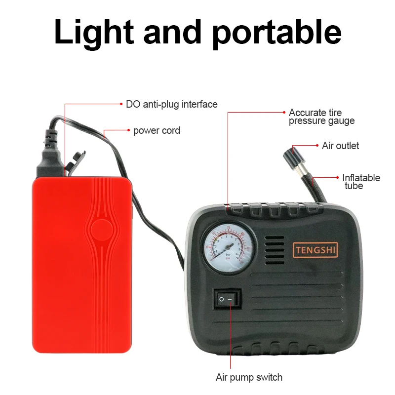 Пусковое устройство для автомобиля внешний аккумулятор 12 В 8000 мАч пусковое