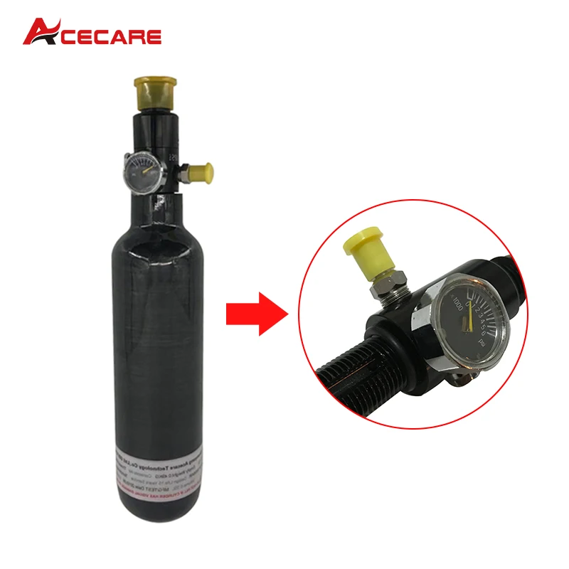 AC303561 цилиндр Pcp маленький мини 0.35L GB 300 бар Пейнтбол воздушный бак акваланга Pcp цилиндр для дайвинга Airforce Condor Acecare