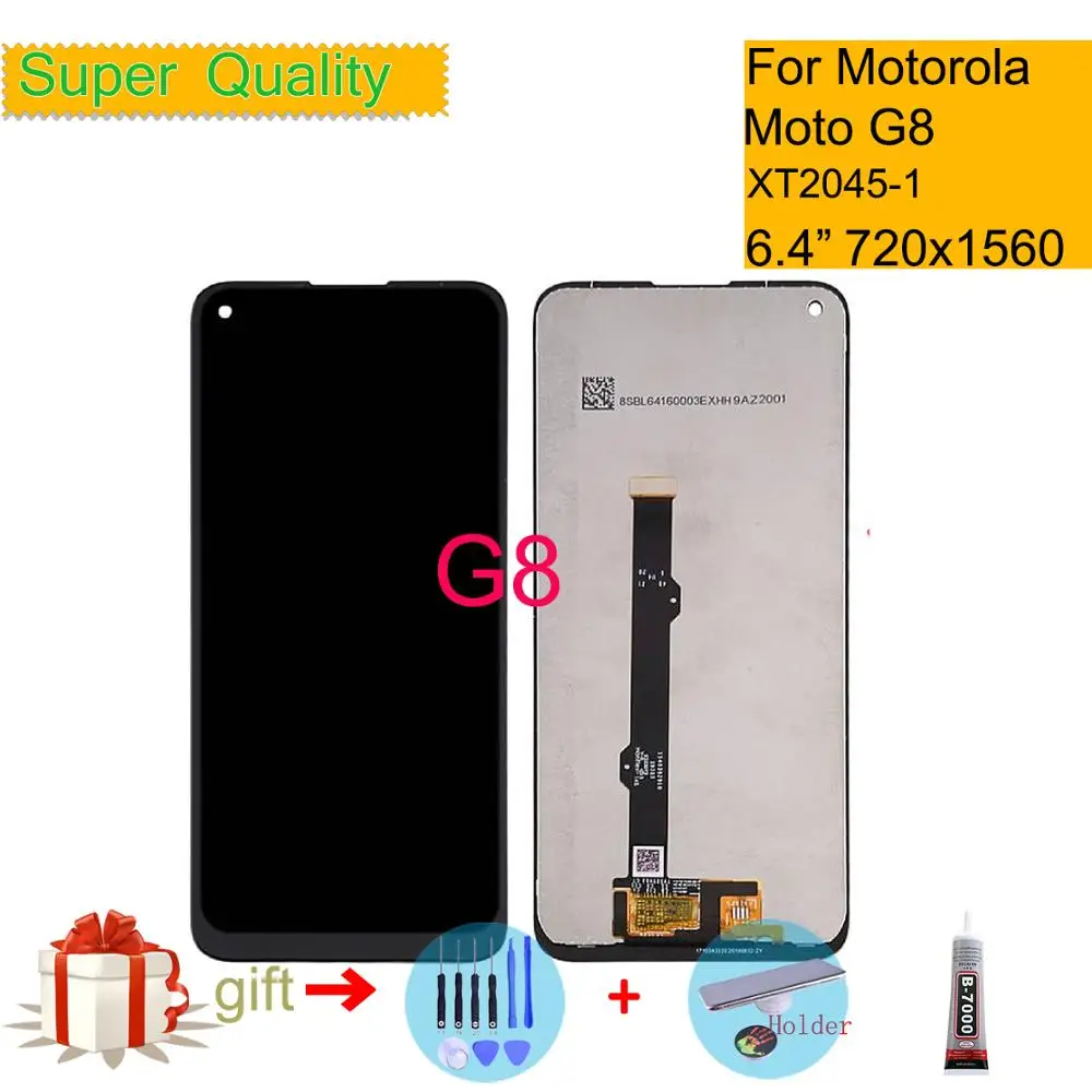 

Оригинальный для Motorola Moto G8 XT2045-1 XT2045-2 ЖК-дисплей сенсорный экран с дигитайзером в сборе для Moto G8 XT2045-5 дисплей