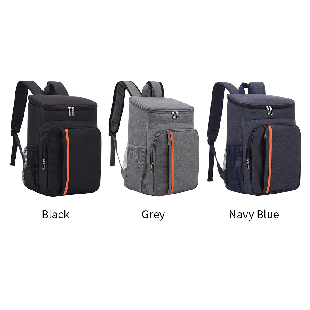 large capacity insulated oxford cloth soft cooler backpack easy clean unisex leak proof lunch grocery outdoor waterproof camping free global shipping