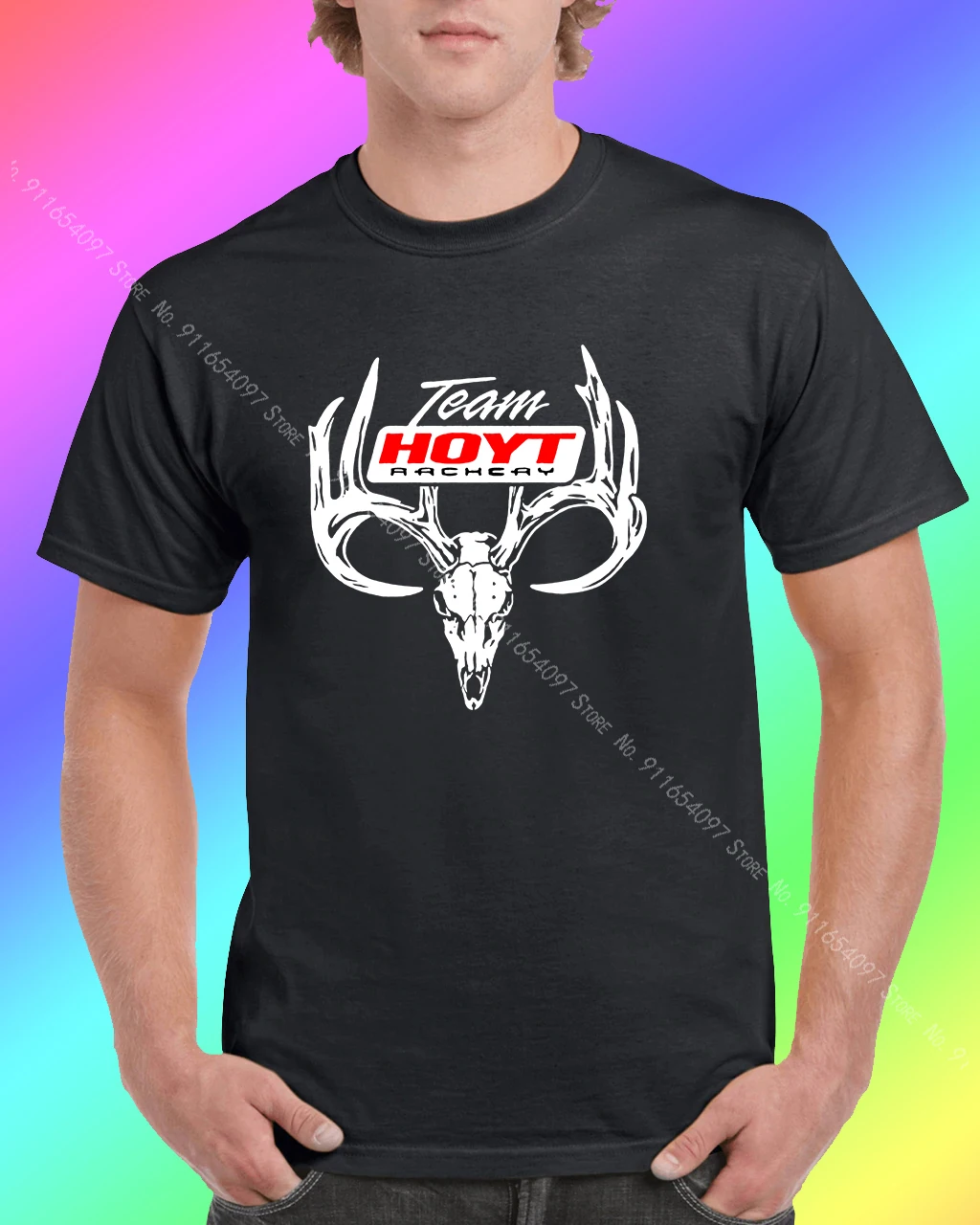 Двусторонняя Футболка Hoyt с принтом бантов и стрел Мужская музыкальная