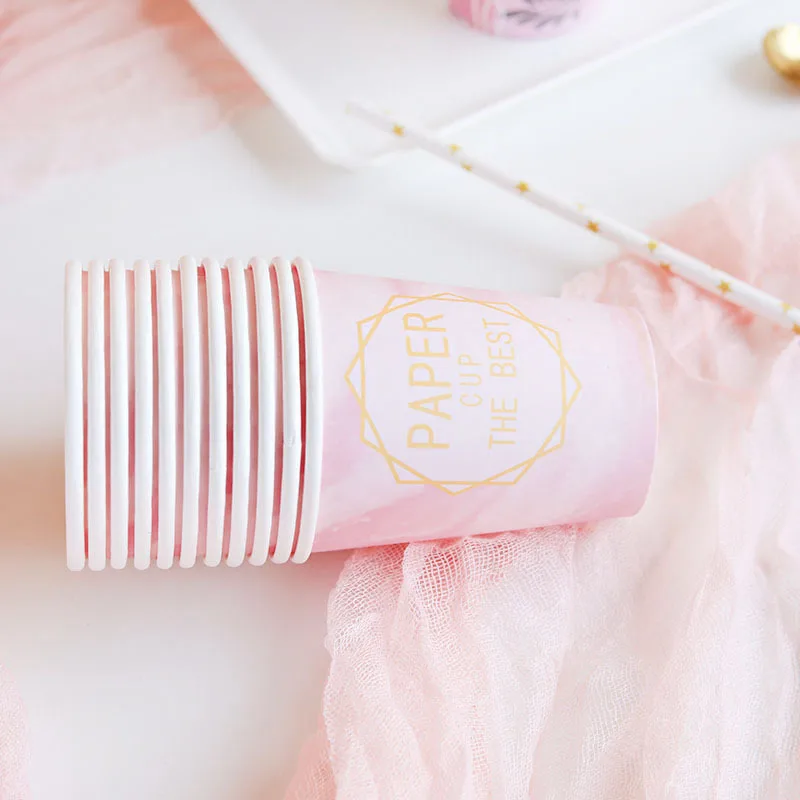 50 упаковок одноразовая бумажная чашка креативный милый мультфильм студенческий