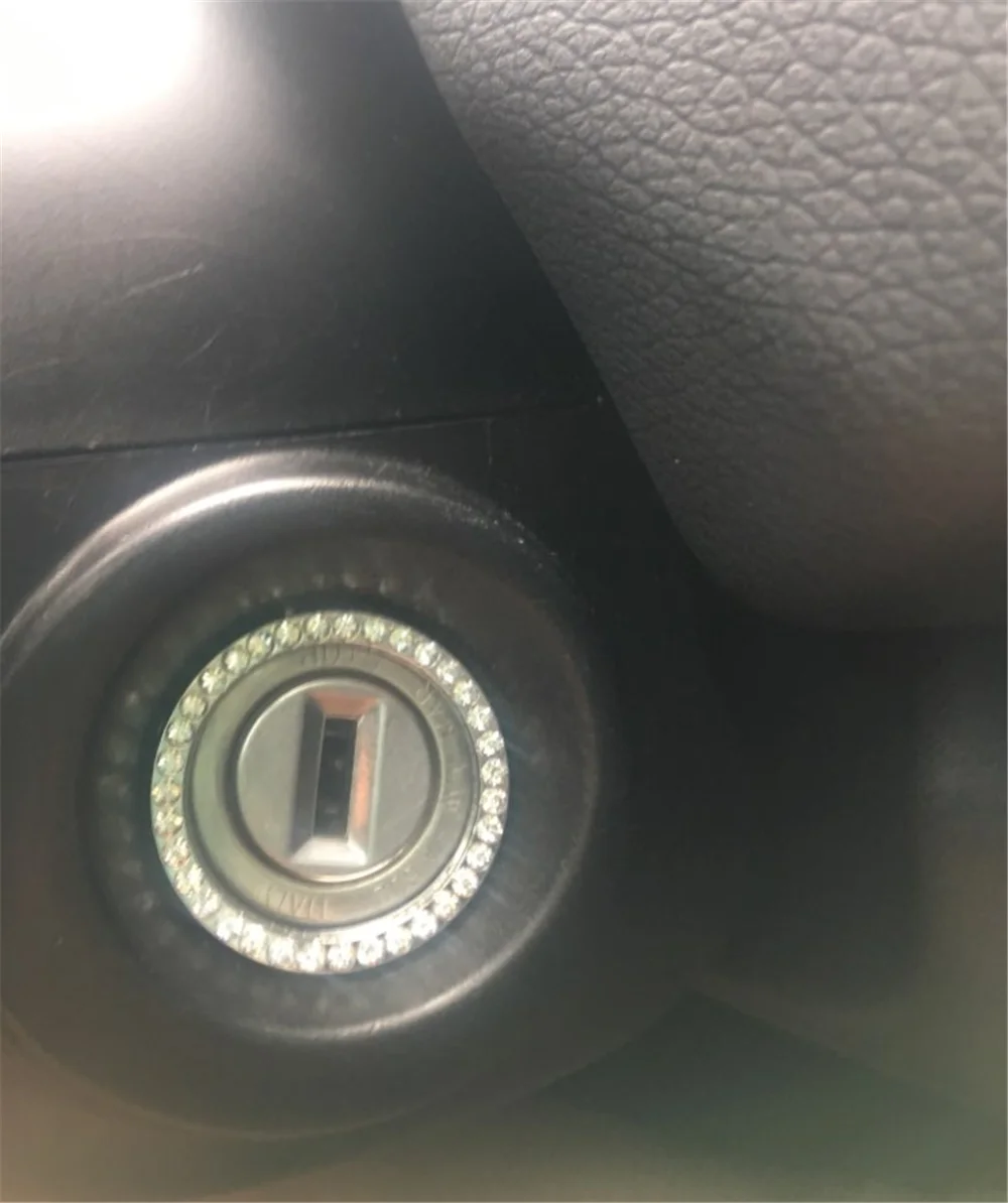 Автомобильные аксессуары декоративный набор колец с одной кнопкой для Toyota Corolla