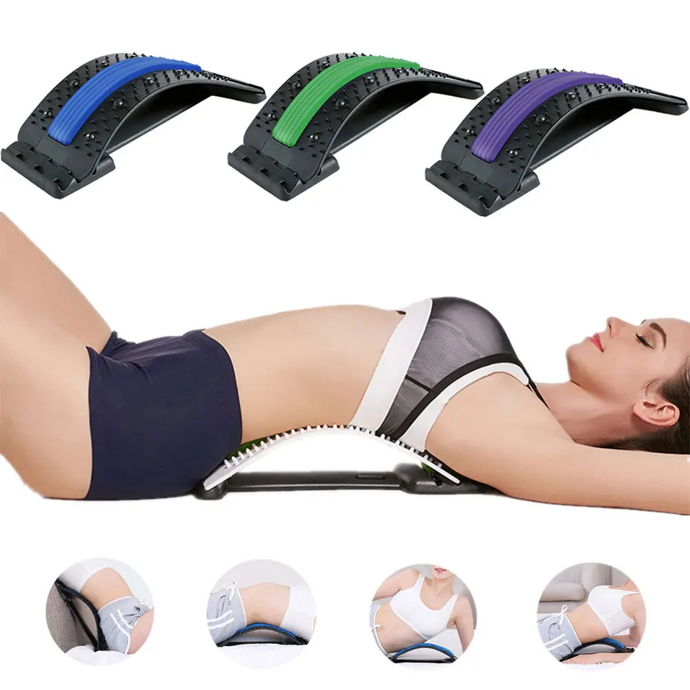 

Хиропрактика, массажер для спины и тела, массажер для рук, физический массаж, растяжка поясницы с подогревом, боль в спине