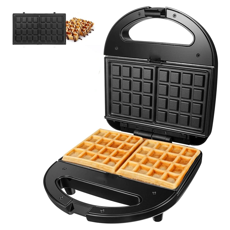 

3 in 1 Sandwich Press, Waffle and Steak Machine,750W Sandwich Toaster with 3 Detachable Non-Stick Plates EU Plug