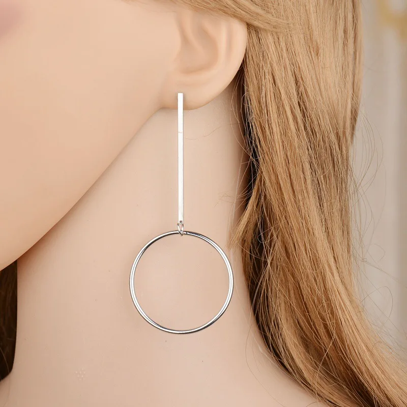 Женские серьги 2020 Модная бижутерия минималистичные круглые полые золотые