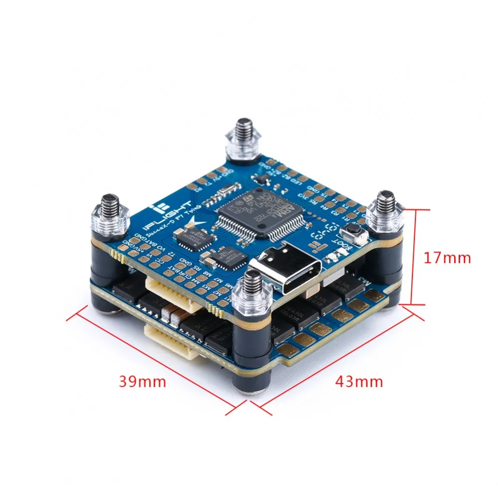 30 5 мм Контроллер полета Iflight sucex-D F7 V2.1 Stack TwinG F722 sucex 50A Blheli_32 4in1 ESC для FPV Air Unit Racing Drones |