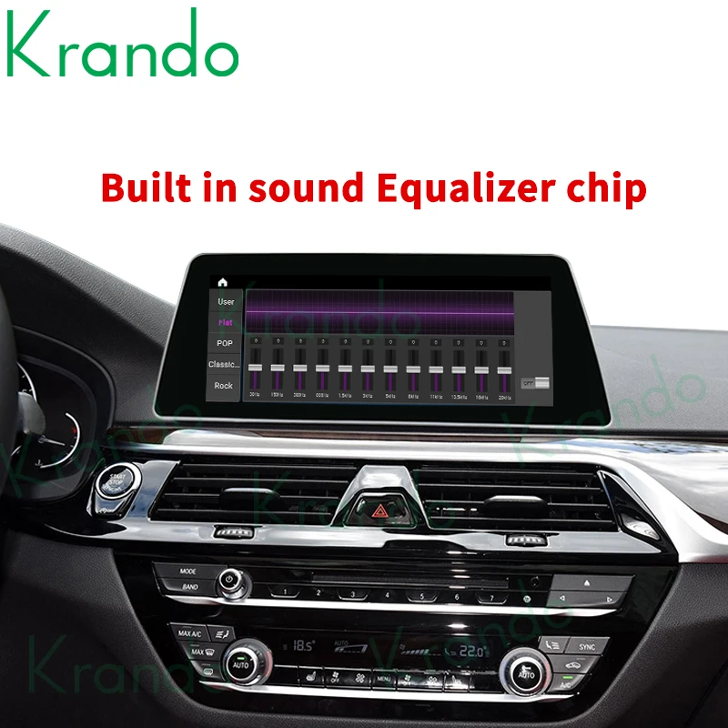 Автомобильный GPS-навигатор Krando Android 11 0 6G 128G 10 25 для BMW 5 серии G30 EVO 2018-2020