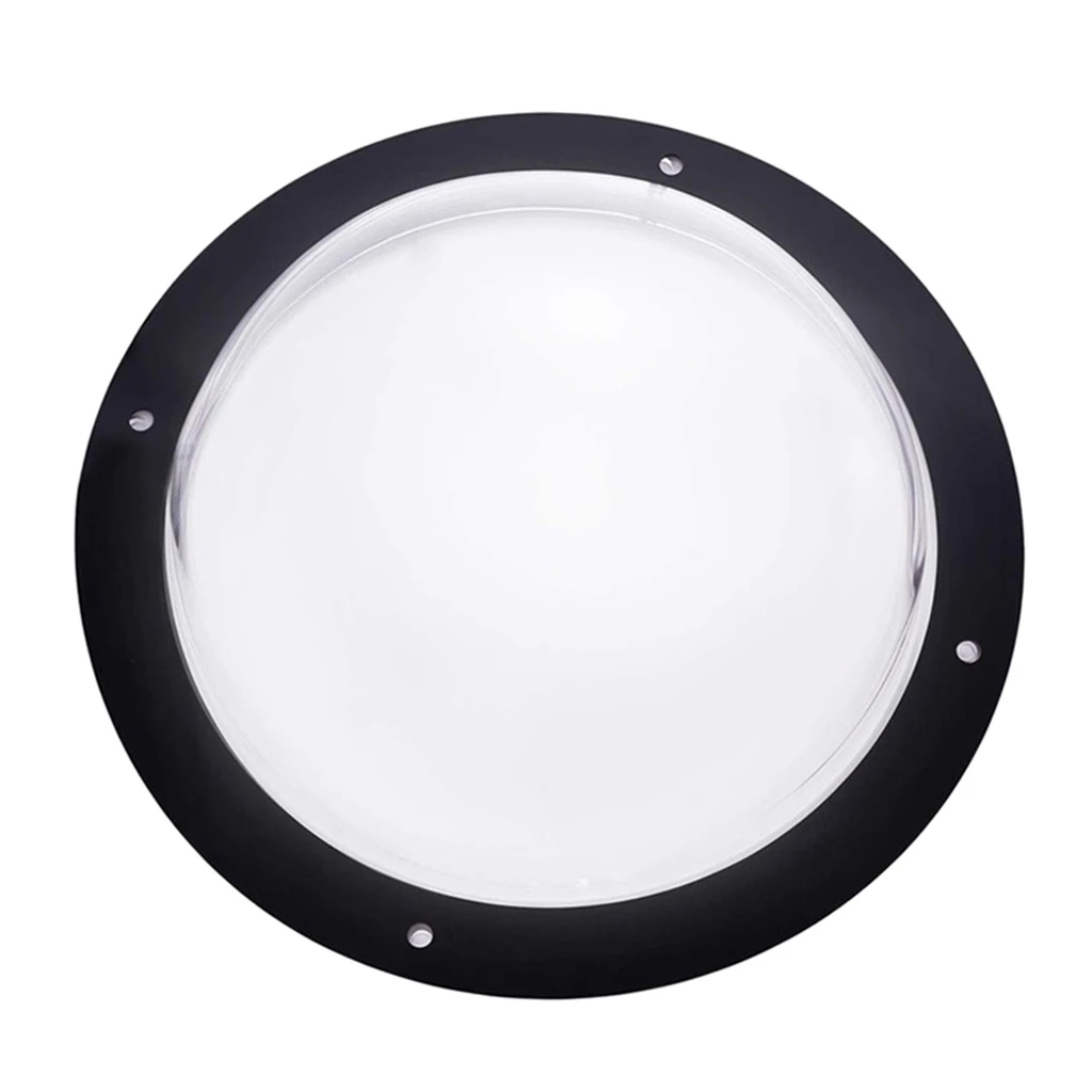 

Dog Cat Window Round Clear for Outdoor Yard Garden Patio Fence Look Out Dome