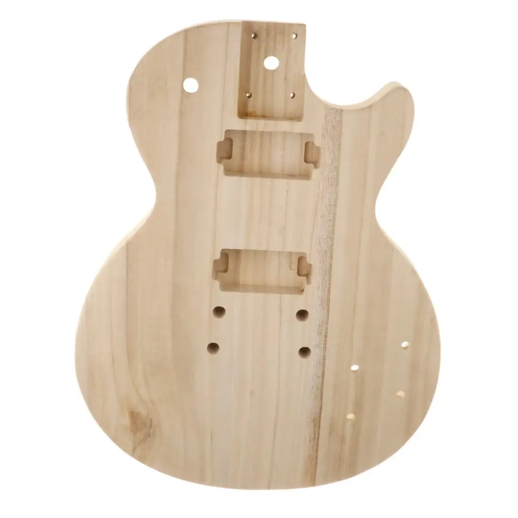 diy feine unfinished gitarre körper leere holz gitarre handarbeit passt für st elektrische gitarre zubehör free global shipping