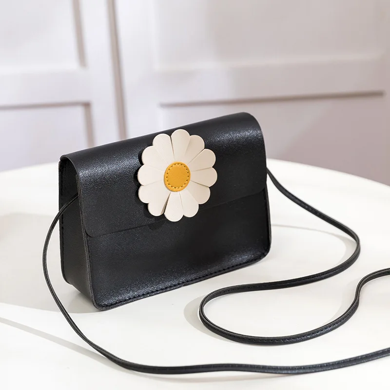 

Wholesale Square Sling Bag Women's 2021 New Korean Fashion Chrysanthemum Bag Simple Mini Shoulder/Crossbody Bag Wholesale