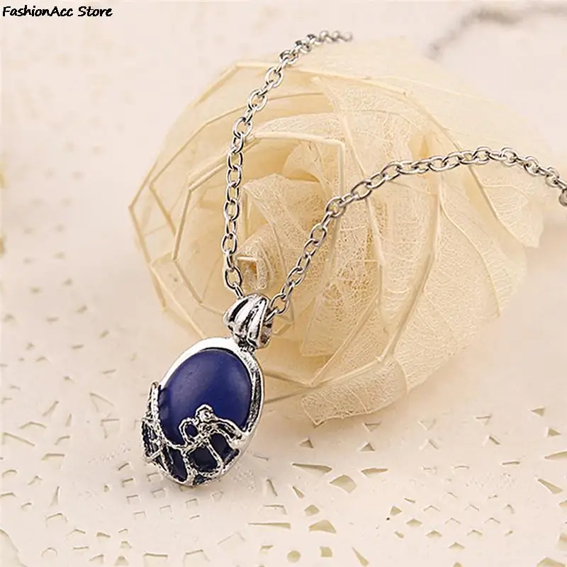 Модные украшения серебряный шарм вампира Дневники Кэтрин кулон Цепочки и