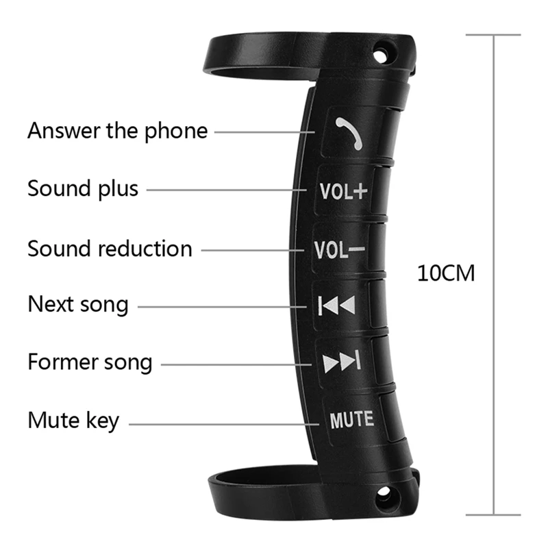 

Universal Car Steering Wheel Remote Control Button Multi-Function Wireless Bluetooth Control for 2DIN DVD Player