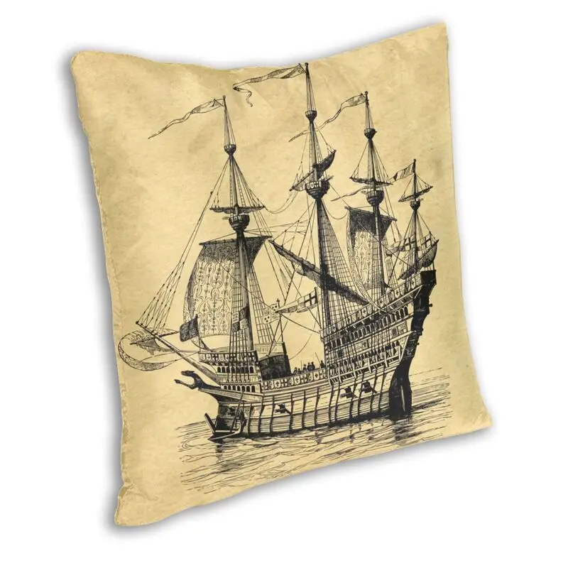 Чехол для подушки с морским пиратом 40x40 см | Дом и сад