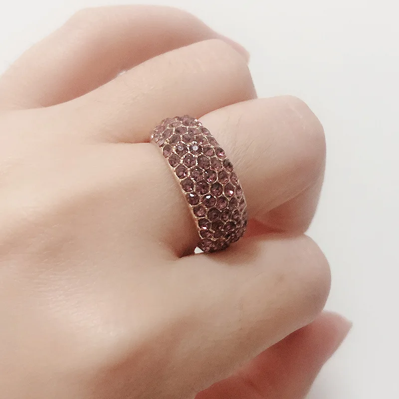 Женские кольца Shine AAA с фианитом Изысканные Золотые геометрические подарки на