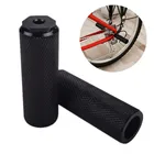 Велосипедная педаль для BMX, нескользящая Передняя и задняя оси, подножки из сплава, черный цилиндр, для горных велосипедов