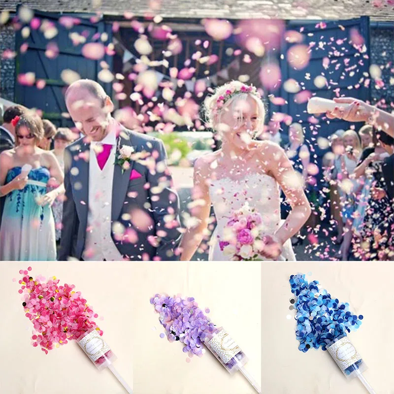 1 комплект конфетти попперы свадебные принадлежности украшения Мини Круглые Конфетти в горошек для