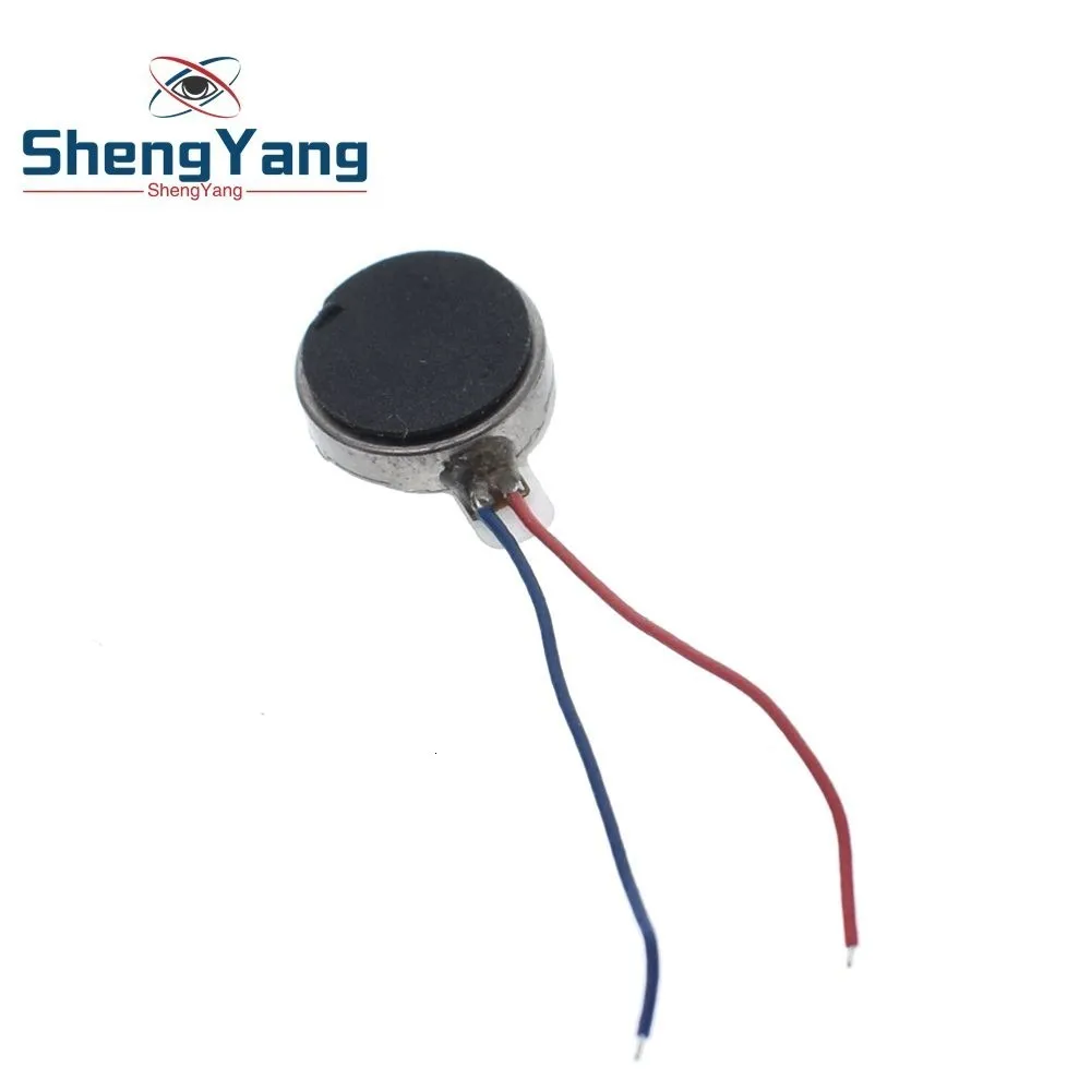 ShengYang 1x DC 3V 70mA 12000 об/мин для телефона монета плоская Вибрация двигателя G08 1027
