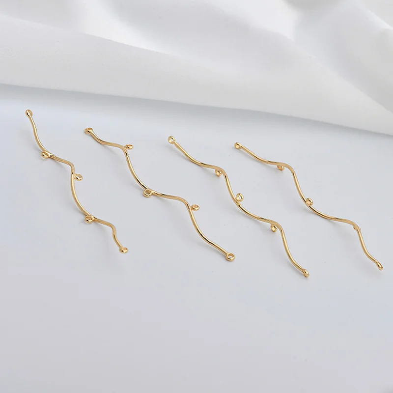 18K позолоченный одиночный подвесной кулон u образный гнущийся &quotпояс&quot Сделай