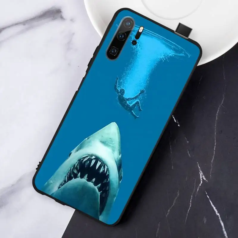 

shark Megalodon ocean animal art Phone Case For Huawei honor Mate P 10 20 30 40 Pro 10i 9 10 20 8 x Lite