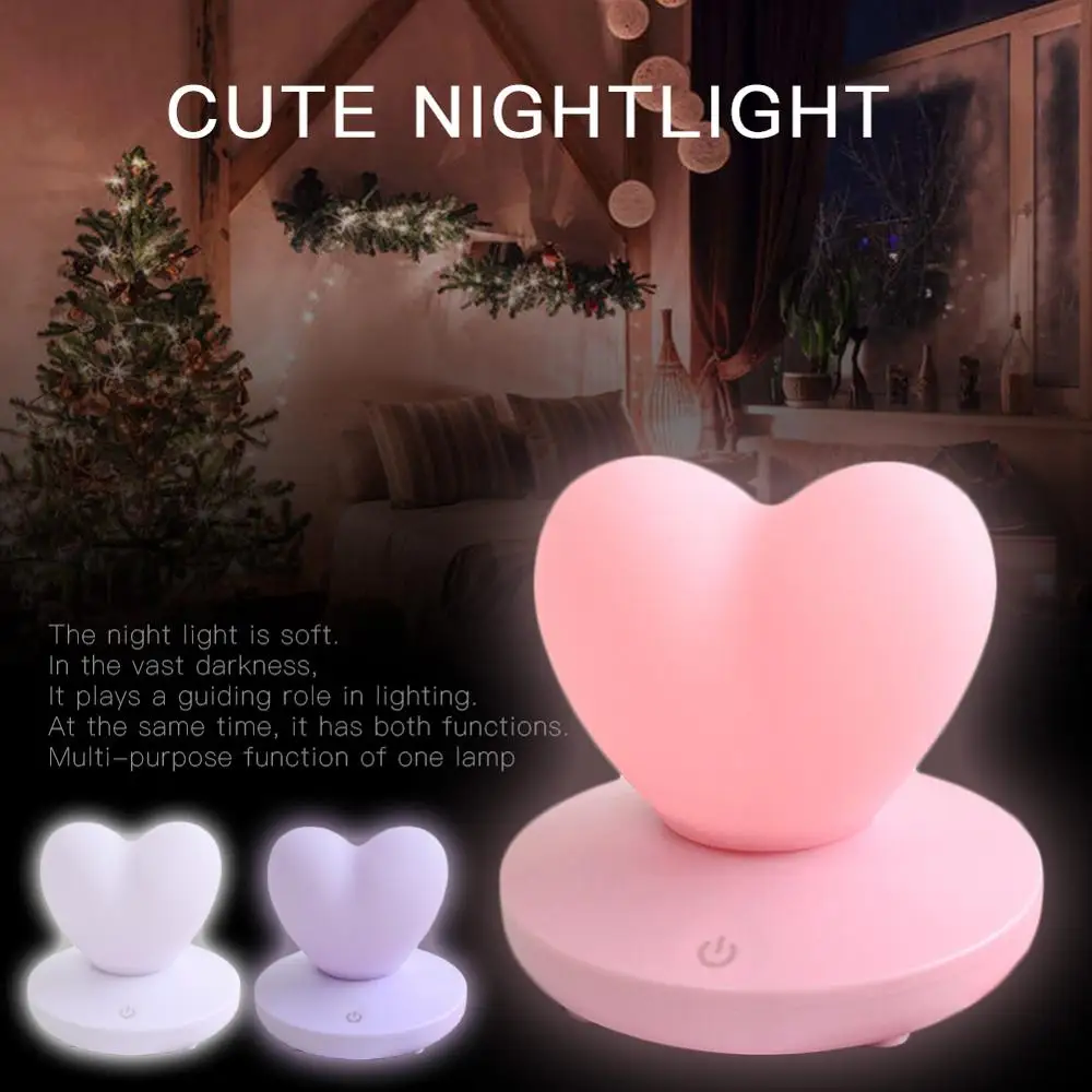 Светодиодная Ночная лампа key Win для спальни светильник кровати яркий праздничный