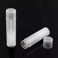 5pcs empty transparent lipstick fashion cool lip tubes refillable bottles clear lip balm tubes containers