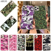 phone case for iphone 13 12 11 pro xs max 7 8 6 6s plus 13mini se2020 x xr camouflage army camo soft tpu silicone cases cover