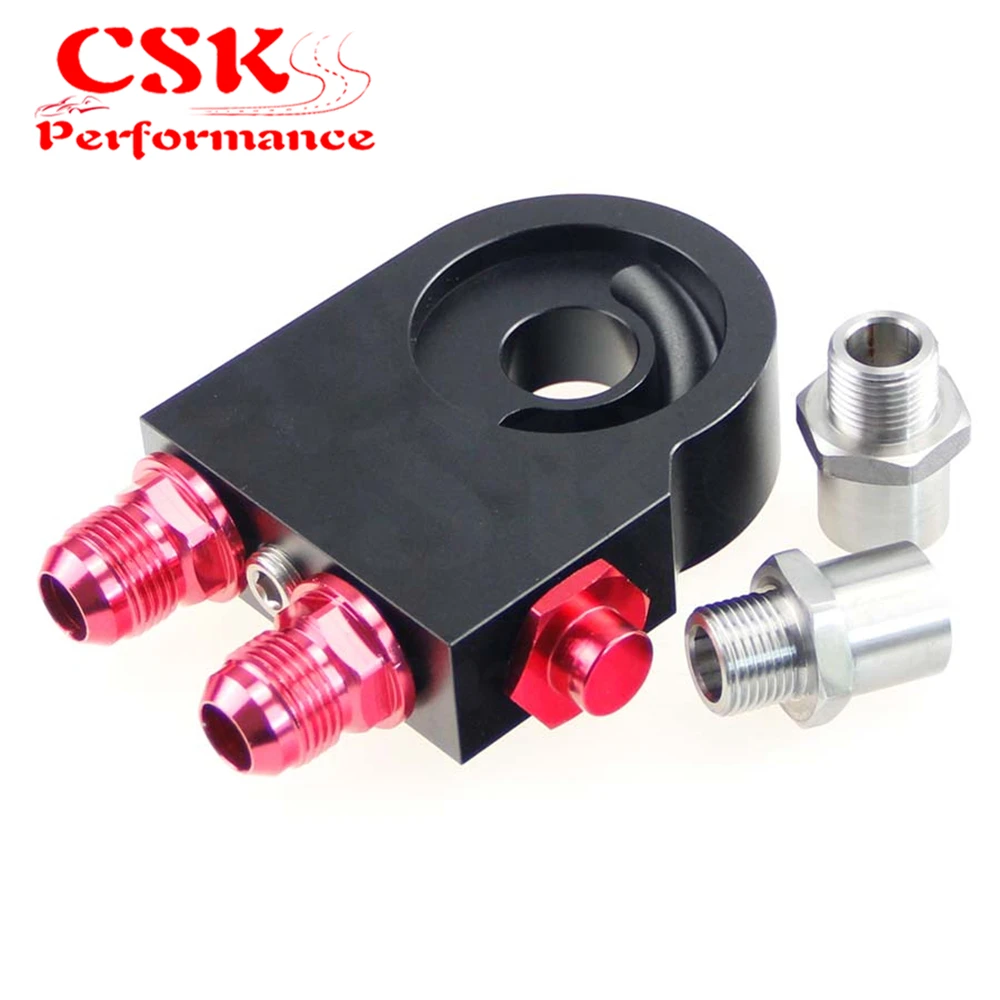 AN10 85 градусов масляный охладитель термостат сэндвич пластина фильтр переходника