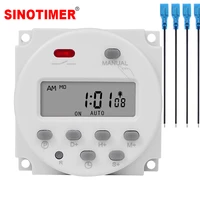 cn101s 220v 110v 12v 5v 24v digital lcd timer switch 7 days weekly programmable time relay with countdown 1 second interval