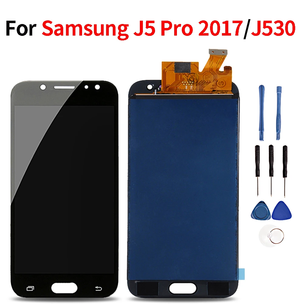 Протестированный ЖК дисплей для Samsung J5 Pro 2017 J530 Diaplay сенсорный экран дигитайзер