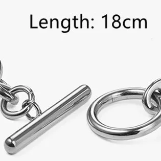 

High Quality Steel Titanium Silver Gold Pig Nose Bracelets Designer Long Man Woman Bracelet
