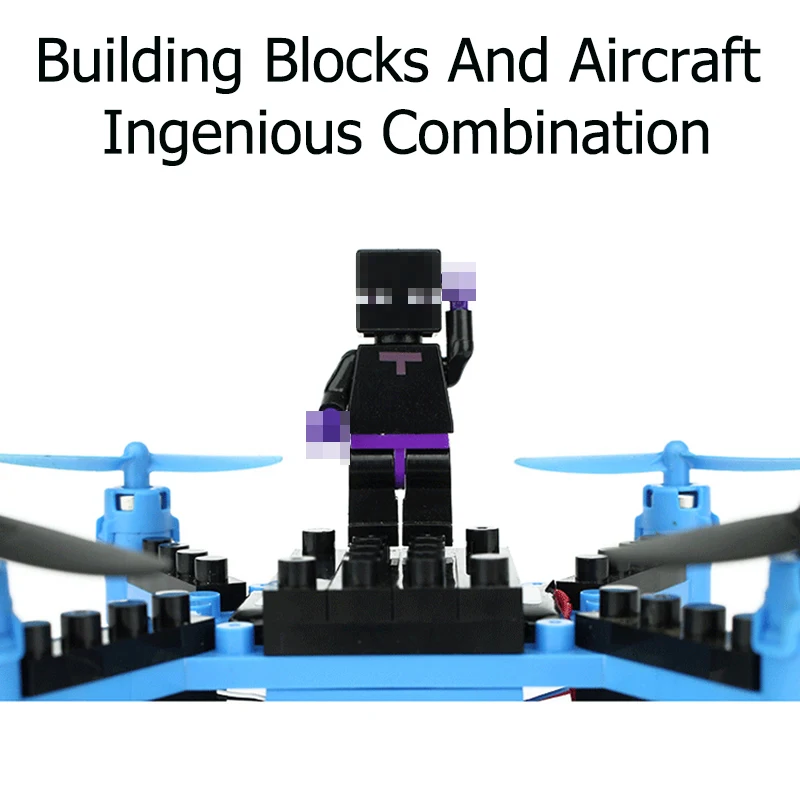 Радиоуправляемый квадрокоптер сделай сам с камерой строительные блоки летающий