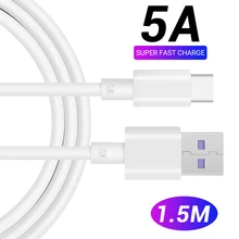Quick Charge USB C QuickCharge 5V 4.5A 5A 3A Type C Cable PD Fast Charger Cord USB-C Type-c Cable For Xiaomi 10 Pro Samsung S20