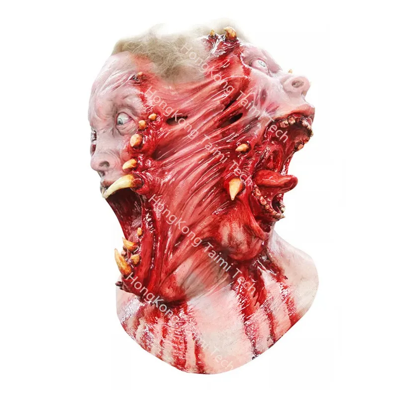 

Fission Latex Scary Mask Horror Halloween Masks Demon Parasite Zombie Vampire terror realista maske realistic maska Party masker