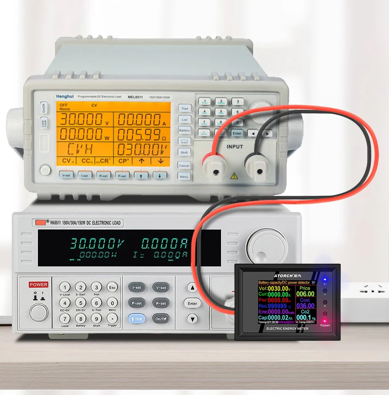 DT24P DC1000V/0~600A Digital Display DC Power Supply Voltmeter Ammeter Battery Capacity Tester Fuel Gauge Meter | Инструменты