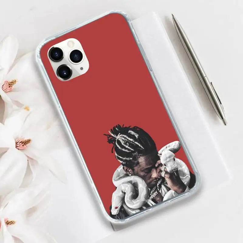

Young Thug Rapper Phone Case Transparent for iPhone 11 12 mini pro XS MAX 8 7 6 6S Plus X 5S SE 2020 XR