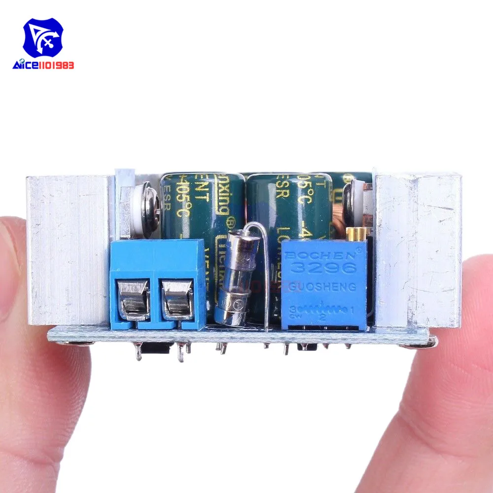 Diymore DC 5 40 В до 1 2 36 в 12A макс. понижающий преобразователь модуль питания с
