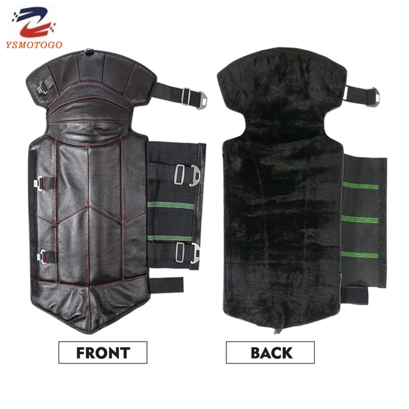 Motorcycle Leather kneepads long full Calf COW Winter waterproof Knee pads Skiing skating protector windproof warm knee | Автомобили и