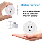 Умная вилка Zigbee для ЕС, 2 шт., умная розетка, работает с концентратором Echo Plus, Philips Hue,SmartThings,Google Home (требуется концентратор)